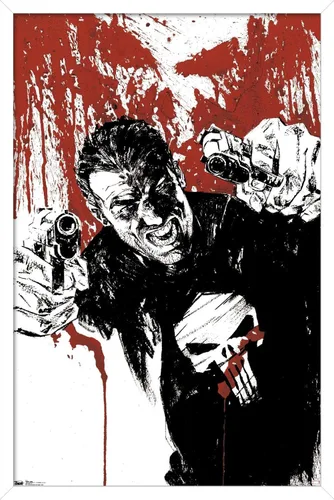 Miniatura 12 de Trends International Marvel Comics - Póster de pared de The Punisher - Pistols, 22.375 x 34 pulgadas, versión premium sin marco