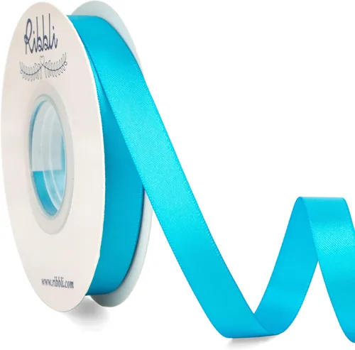 Miniatura 6 de Ribbli - Cinta de satén de doble cara dorada, 1 pulgada x 25 yardas, uso para ramo de lazos, envoltura de regalos, decoración de boda Dorado