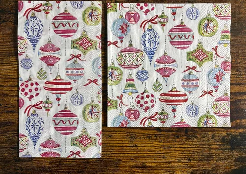 Miniatura 4 de Boston International Rosanne Beck - Servilletas de papel de 3 capas, 16 unidades, tamaño invitado, adornos vintage