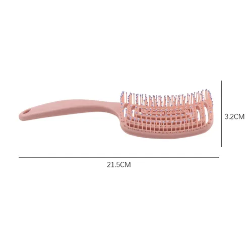 Miniatura 5 de Cepillo para desenredar en seco para cabello fino, grueso y rizado, cepillo de pelo curvado y ventilado para mujeres, hombres o niños, secado más