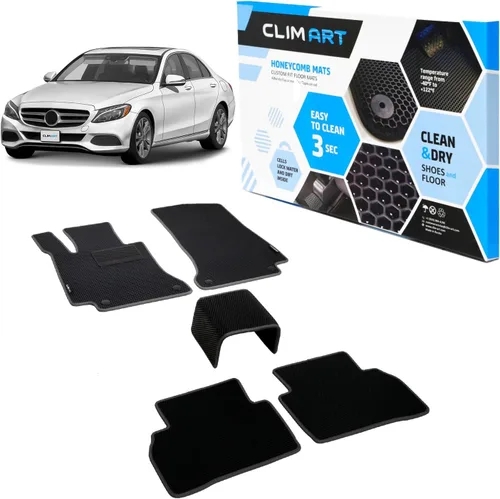 Miniatura 14 de CLIM ART WaterTrap FL011417021 - Alfombrillas de automóvil de ajuste personalizado para Honda CR-V 2017-2022, primera y 2ª fila, alfombrillas