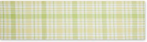 Miniatura 2 de DII Lemon Bliss - Colección de mesa de algodón a cuadros, camino de mesa, 14 x 72 pulgadas
