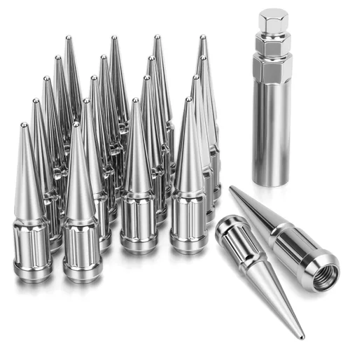 DYNOFIT Tuercas de llanta M12 x 1.5, 20 tuercas de 12 x 1.5 pulgadas, compatibles con Honda Acura Chevy, Hyundai, Toyota, Lexus, Mitsubishi