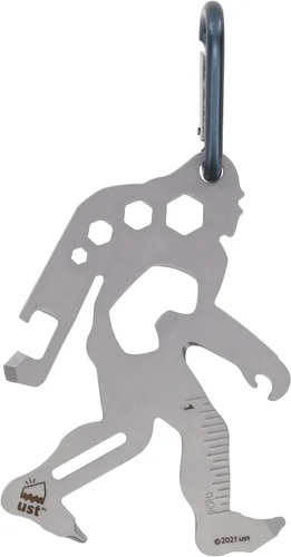 Miniatura 14 de UST Tool-a-Long - Mosquetones multiherramienta con construcción duradera y compacta de acero inoxidable para senderismo, kayak, campamento, viajes