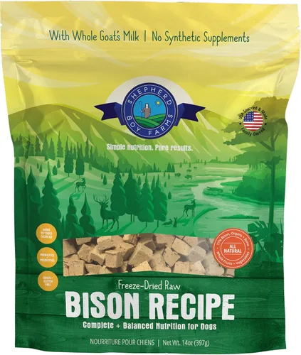 Miniatura 17 de Shepherd Boy Farms Alimento crudo liofilizado para perros, receta de cocodrilo, totalmente natural, sin sintéticos, fabricado en Estados Unidos