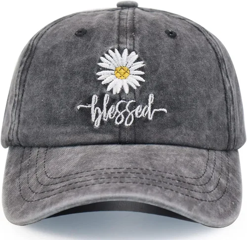 Miniatura 3 de Daisy Blessed - Gorra de béisbol bordada para mujer