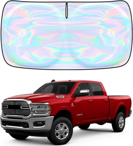 Miniatura 88 de Parasol para parabrisas Rivian R1S R1T 2022-2026 – Parasol compatible con Rivian R1S R1T plegable para ventana delantera, protector de visera solar