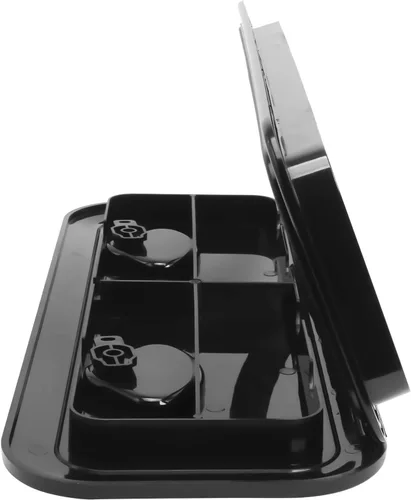 Miniatura 7 de Amarine Made Boat Hatch Access Hatch and Lid Marine Grade 24" x 9-5/8" for Marine Caravan RV-White Negro