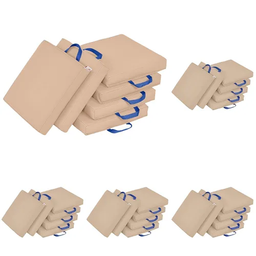 Miniatura 17 de ECR4Kids SoftZone - Cojines de suelo, cuadrados, asientos flexibles, surtidos, 6 piezas