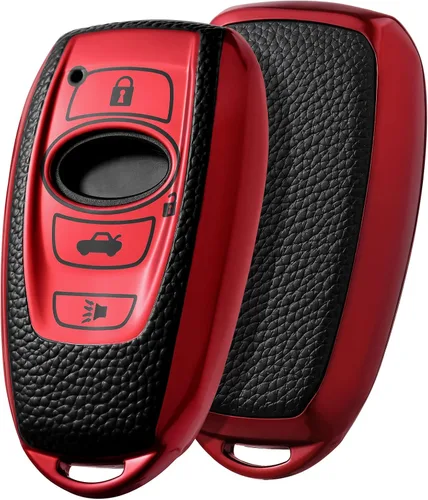 Miniatura 12 de ELOHEI Funda para llavero Subaru, accesorios para funda de llavero para Subaru Forester CrossTrek Outback WRX Ascent BRZ Impreza Legacy Premium Soft