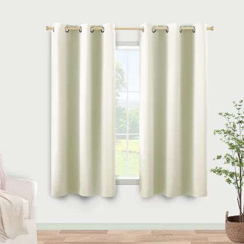 Miniatura 30 de Cortinas opacas de 72 pulgadas extra anchas para dormitorio, puerta corrediza de vidrio y patio, 2 paneles con ojales para oscurecer ventana grande
