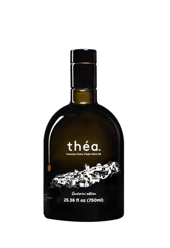 théa Aceite de oliva virgen extra griego prémium (25.4 fl oz) I NUEVA cosecha 2023/2024 I Variedad Koroneiki I Primero prensado en frío I Baja