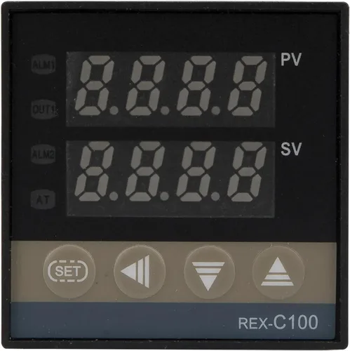 Miniatura 2 de Temperature Controller REX-C100 thermocouple RTD Input Temperature Controller Relay SSR 4-20mA Output (not Include SSR)(Relay Output 1 Alarm)