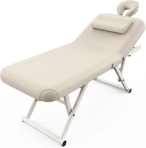 Miniatura 8 de Mesa de masaje ajustable con almohada facial y reposacabezas para mesa de tratamiento, mesa de terapia física, cama facial de spa, altura y respaldo