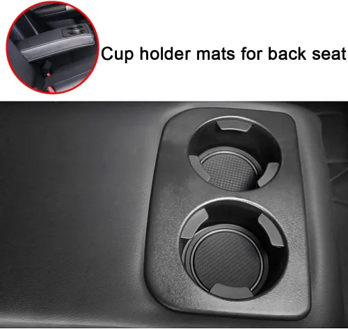Miniatura 3 de Auovo - Alfombrillas antipolvo para puertas de Subaru Crosstrek y Impreza, modelos 2018-2023. Insertos para revestimientos de puerta, portavasos