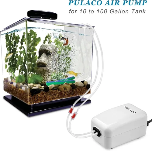 Miniatura 3 de PULACO Bomba de aire para acuario y bomba de agua para acuarios