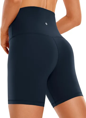 Miniatura 15 de CRZ YOGA Butterluxe Super High Waist Biker Shorts 6"- Yoga Workout Womens Buttery Soft Over Belly