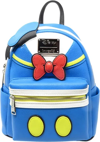 Loungefly x Disney Donald Duck Mini mochila, Tonos de azul, Moderno