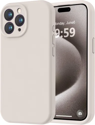 Miniatura 50 de LOVE 3000 Compatible con Funda para iPhone 15, [Cámara de Cobertura Completa de Silicona Suave] [Protección contra Caídas de 8 pies], Forro de Negro