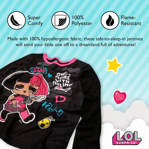 Miniatura 3 de L.O.L. Surprise! Conjunto de pijama grande para niña, Variados