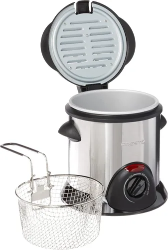 Miniatura 3 de Presto 05470 Freidora Eléctrica de Acero Inoxidable Profunda, Plata