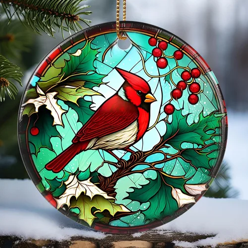 Miniatura 22 de Touber Adorno Navideño, Adorno de Navidad, Idea de Regalo de Vacaciones, Recuerdo Familiar, Cerámica Redonda, Intercambio de Regalos, Idea de Abeja
