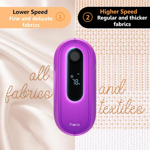 Miniatura 7 de Pionix Afeitadora de tela, afeitadoras de suéter para eliminar pelusas, desfuzzer de alto perfo, afeitadora eléctrica recargable para pelusas