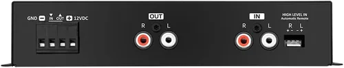 Miniatura 3 de Taramp's TEQ 7 Ecualizador gráfico estéreo de 7 bandas, entrada RCA, 2 canales, filtros HPF y LPF, función de silencio, mezclador de audio para Azul