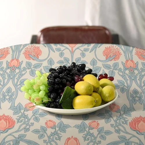 Miniatura 261 de Mantel Floral Retro de Pájaros, Diseño Original Bohemio William Morris Estampado Cubierta de Mesa para Hogar Picnic Fiesta Comedor Cocina William