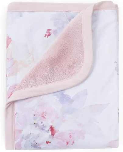 Miniatura 16 de Oilo Manta de bebé de oso, manta de bebé de oso de peluche con respaldo de felpa suave y estampado de jersey de algodón orgánico, doble capa