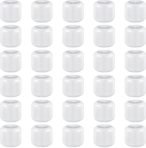 Miniatura 8 de Suclain 10 Pcs 0.7 Inch Chime Candle Holder Small Candle Holders Ceramic Holder for Rituals, Spells, Vigil, Altar, Witchcraft, Wiccan Supplies