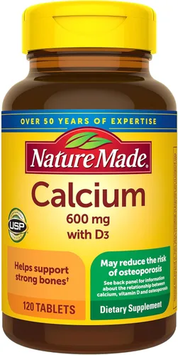 Miniatura 3 de Nature Made Calcio 600 mg con Vitamina D - 120 Tabletas de Nature Made