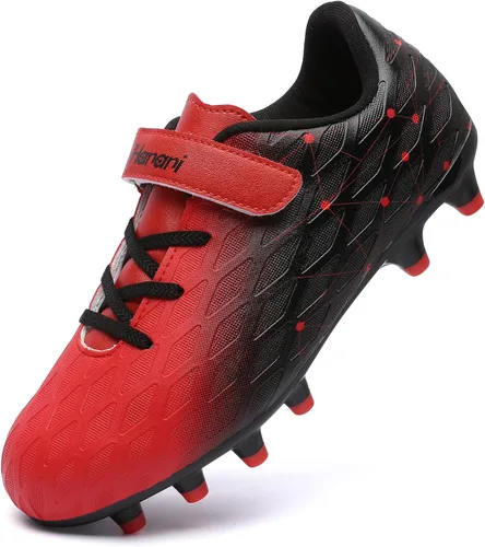 Miniatura 4 de Hanani Zapatos deportivos de fútbol para niños y niñas, FGAG FGAG, zapatos deportivos de entrenamiento para correr, para interiores y exteriores