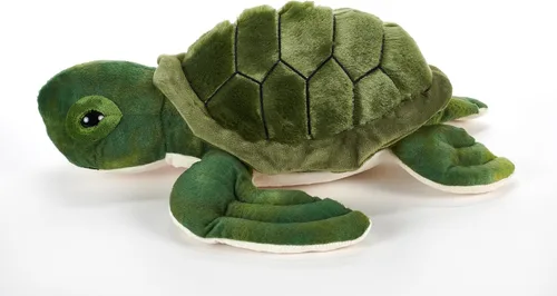Miniatura 3 de The Petting Zoo Conservation - Peluche de tortuga marina, regalos para niños, animales del océano, juguete de peluche de tortuga marina de 18