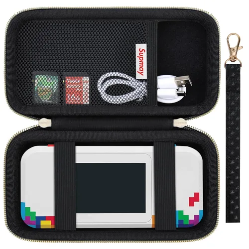 Miniatura 8 de Supmay Funda de viaje rígida para consola de juegos de mano My Arcade Galaga Pocket Player, sistema de videojuegos portátil, funda de protección