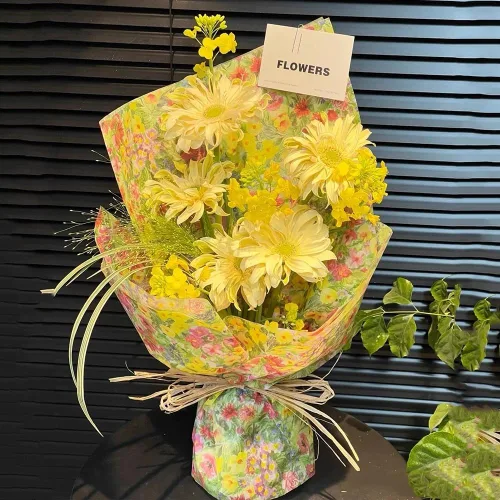 Miniatura 2 de Pintura al óleo, flores y plantas coloridas patrullas a granel, papel de seda para regalo, 25 hojas de 19.7 x 27.5 pulgadas para cumpleaños, boda