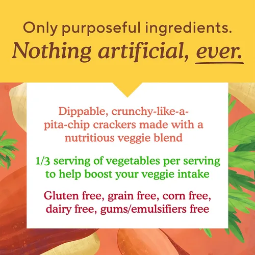 Miniatura 3 de Simple Mills Veggie Pita Crackers, hierbas mediterráneas, sin gluten, veganas, bocadillos saludables, aptas para paleo, 4.25 onzas (paquete de 6)