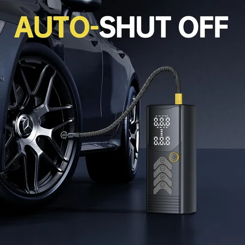Miniatura 7 de Inflador de neumáticos, compresor de aire portátil, bomba de aire de 150 PSI con motor ultra fuerte 5 veces velocidad de inflado rápida. Batería