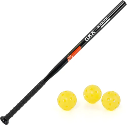Serie de Bate de Béisbol y Sóftbol GKK Entrenador de Balanceo de Bateo con Bate Fungo de Aluminio para Práctica de Bateo Equipo de Entrenamiento de