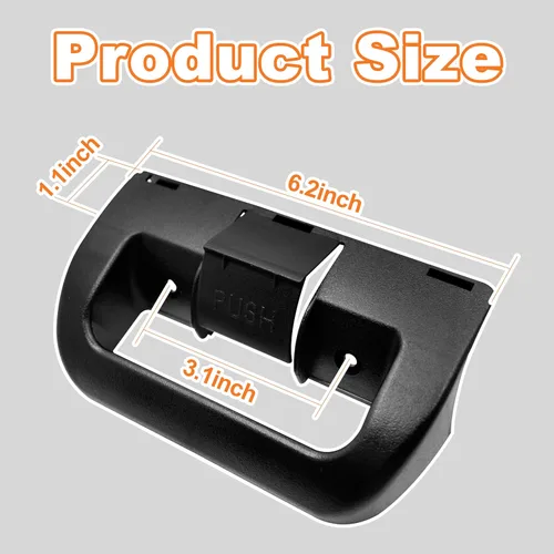 Miniatura 5 de 3851174023 - Manija de puerta de refrigerador de repuesto para puertas superiores e inferiores Dometic, compatible con los modelos DM2652, DM2662