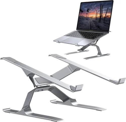 Miniatura 7 de Soporte ajustable para computadora portátil, elevador portátil para laptop, soporte ergonómico para MacBook Pro Air, Dell XPS, HP, Lenovo