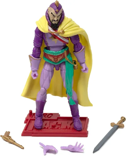 Miniatura 2 de Boss Fight Studio Hero H.A.C.K.S. Flash Gordon Ming The Merciless Comic Book figura de acción, figura coleccionable altamente articulada
