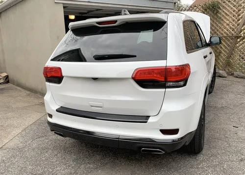 Miniatura 8 de iJDMTOY Lentes de reflector de parachoques trasero de lente ahumada Compatible con Jeep 2011-2020 Grand Cherokee WK2, Compass y Dodge Journey