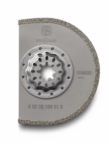 Miniatura 5 de Fein Starlock Plus 63502170210 - Hoja de sierra segmentada de carburo, extracción precisa de lechada de azulejos, corte de yeso y trabajo