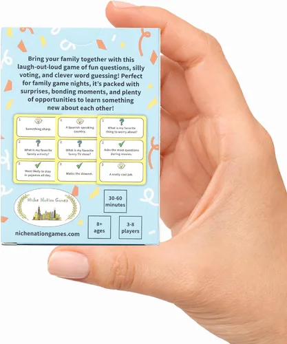 Miniatura 6 de Family Guess Fest – El Juego de Grito Familiar para Niños y Adultos - Diversión en la Sala de Estar - Juego de Adivinanzas para Niños, Adolescentes
