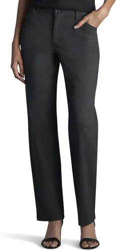 Miniatura 4 de LEE - Pantalones rectos de ajuste holgado para mujer, para todo el día Castaño (Roasted Chestnut)