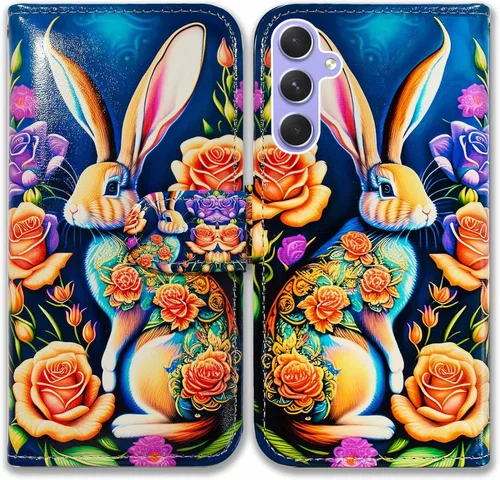 Miniatura 34 de Bcov Funda para Galaxy A54, diseño de pájaro negro y verde con tapa para teléfono con ranura para tarjeta y soporte para Samsung Galaxy A54 5G