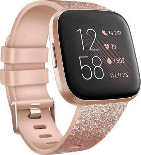 Miniatura 10 de Correas Tobfit compatibles con Fitbit Versa 2 y Fitbit Versa, Versa Lite, Versa Special, repuesto suave, accesorios de correas deportivas para mujer
