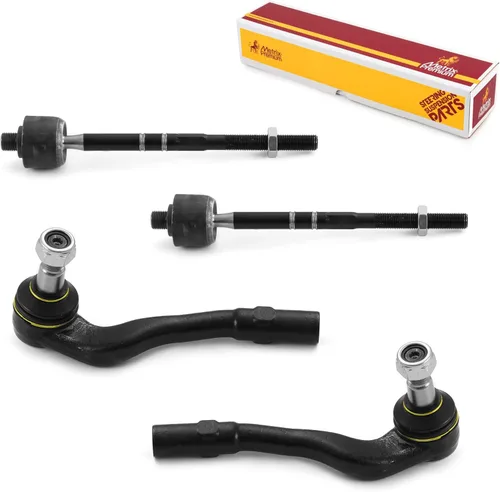 Miniatura 187 de Metrix Premium Chassis Parts - Juego de 4 barras de acoplamiento interior y exterior para Audi A3 15-16, Seat Leon 06-20 (México), 09-17 Volkswagen