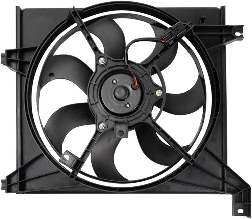 Miniatura 180 de TRQ Conjunto de ventilador de refrigeración dual del radiador compatible con Toyota Highlander 2008-2013 TO3115155